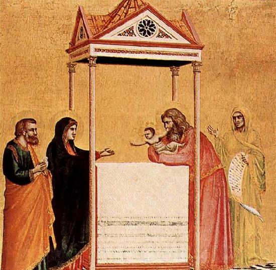 GIOTTO di Bondone Presentation in the Temple Germany oil painting art